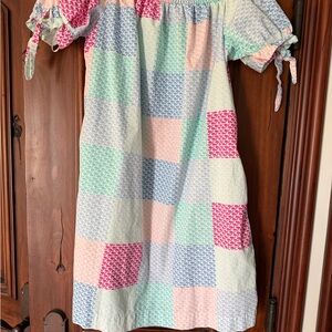 Vineyard Vines Multicolor Patchwork Dress
